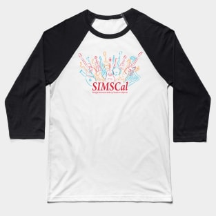 SIMSCal Instruments & Tools Multi-Colored Logo Baseball T-Shirt